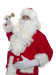 Costume da Babbo Natale Deluxe in pile: completo di 13 elementi e 4 accessori