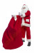 Costume da Babbo Natale Deluxe in pile: completo da 9 elementi