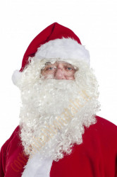 Barba di Babbo Natale con parrucca