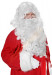 Costume da Babbo Natale Super Deluxe in pile: completo composto da 13 elementi e 4 accessori