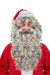 Barba di Babbo Natale lunga con parrucca (40 cm) - grigia