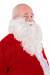 Barba elegante di Babbo Natale con parrucca (35 cm)