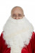 Costume da Babbo Natale Super Deluxe in velluto: completo di 13 elementi e 4 accessori