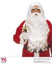 Barba magica di Babbo Natale con parrucca (60 cm)