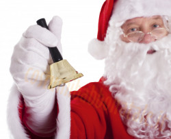 Campana di Babbo Natale in acciaio
