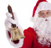 Campana enorme in ottone di Babbo Natale