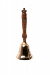 Campana grande in ottone di Babbo Natale