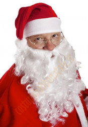 Cappello di Babbo Natale in peluche leggero