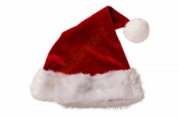 Cappello di Babbo Natale in velluto
