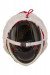 Cappello di Babbo Natale sul casco da moto