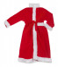 Costume di Babbo Natale con cappotto in pile: completo da 12 elementi e 4 accessori
