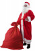 Costume di Babbo Natale con cappotto in pile: completo da 9 elementi