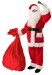 Costume da Babbo Natale Deluxe in pile: completo di 13 elementi e 4 accessori