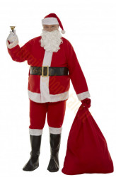 Costume da Babbo Natale in feltro - 11 elementi