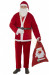 Costume da Babbo Natale in peluche leggero - 7 elementi