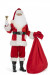 Costume da Babbo Natale Super Deluxe in velluto: completo di 13 elementi e 4 accessori