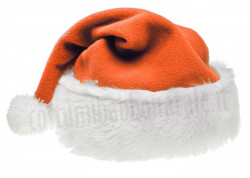 Cappello di Babbo Natale in colore arancione