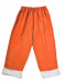 Costume di Babbo Natale arancione: giacca, pantaloni e cappello