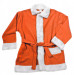 Costume di Babbo Natale arancione: giacca, pantaloni e cappello