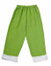 Costume di Babbo Natale avocado: giacca, pantaloni e cappello