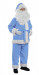 Costume di Babbo Natale azzurro: giacca, pantaloni e cappello