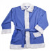 Costume di Babbo Natale blu: giacca, pantaloni e cappello