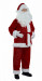 Costume di Babbo Natale bordeaux: giacca, pantaloni e cappello