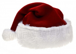 Cappello di Babbo Natale in colore bordeaux