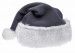 Costume di Babbo Natale grigio: giacca, pantaloni e cappello