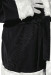 Costume di Babbo Natale nero: giacca, pantaloni e cappello