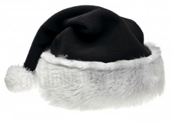 Cappello di Babbo Natale in colore nero