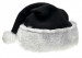 Costume di Babbo Natale nero: giacca, pantaloni e cappello