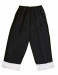 Costume di Babbo Natale nero: giacca, pantaloni e cappello