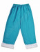 Costume di Babbo Natale turchese: giacca, pantaloni e cappello