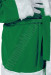 Costume di Babbo Natale verde: giacca, pantaloni e cappello