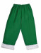 Costume di Babbo Natale verde: giacca, pantaloni e cappello