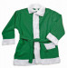 Costume di Babbo Natale verde: giacca, pantaloni e cappello