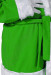 Costume di Babbo Natale verde chiaro: giacca, pantaloni e cappello