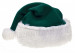 Costume di Babbo Natale verde scuro: giacca, pantaloni e cappello