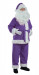 Costume di Babbo Natale viola: giacca, pantaloni e cappello