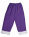 Costume di Babbo Natale viola: giacca, pantaloni e cappello