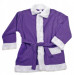 Costume di Babbo Natale viola: giacca, pantaloni e cappello