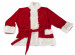 Costume da Babbo Natale Super Deluxe in pile: completo composto da 13 elementi e 4 accessori