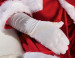Costume di Babbo Natale con cappotto in pile: completo da 12 elementi e 4 accessori