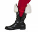 Costume da Babbo Natale Super Deluxe in pile: completo composto da 13 elementi e 4 accessori