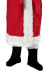 Costume di Babbo Natale con cappotto in pile: completo da 12 elementi e 4 accessori