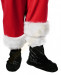 Costume da Babbo Natale Deluxe in pile: completo di 13 elementi e 4 accessori