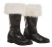 Costume da Babbo Natale Super Deluxe in velluto: completo di 13 elementi e 4 accessori
