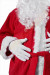 Costume di Babbo Natale con cappotto in pile: completo da 12 elementi e 4 accessori